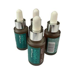 Maybelline Green 100 Superstay Drop Tinted Oil Long Lasting Makeup Lot Of 4 New